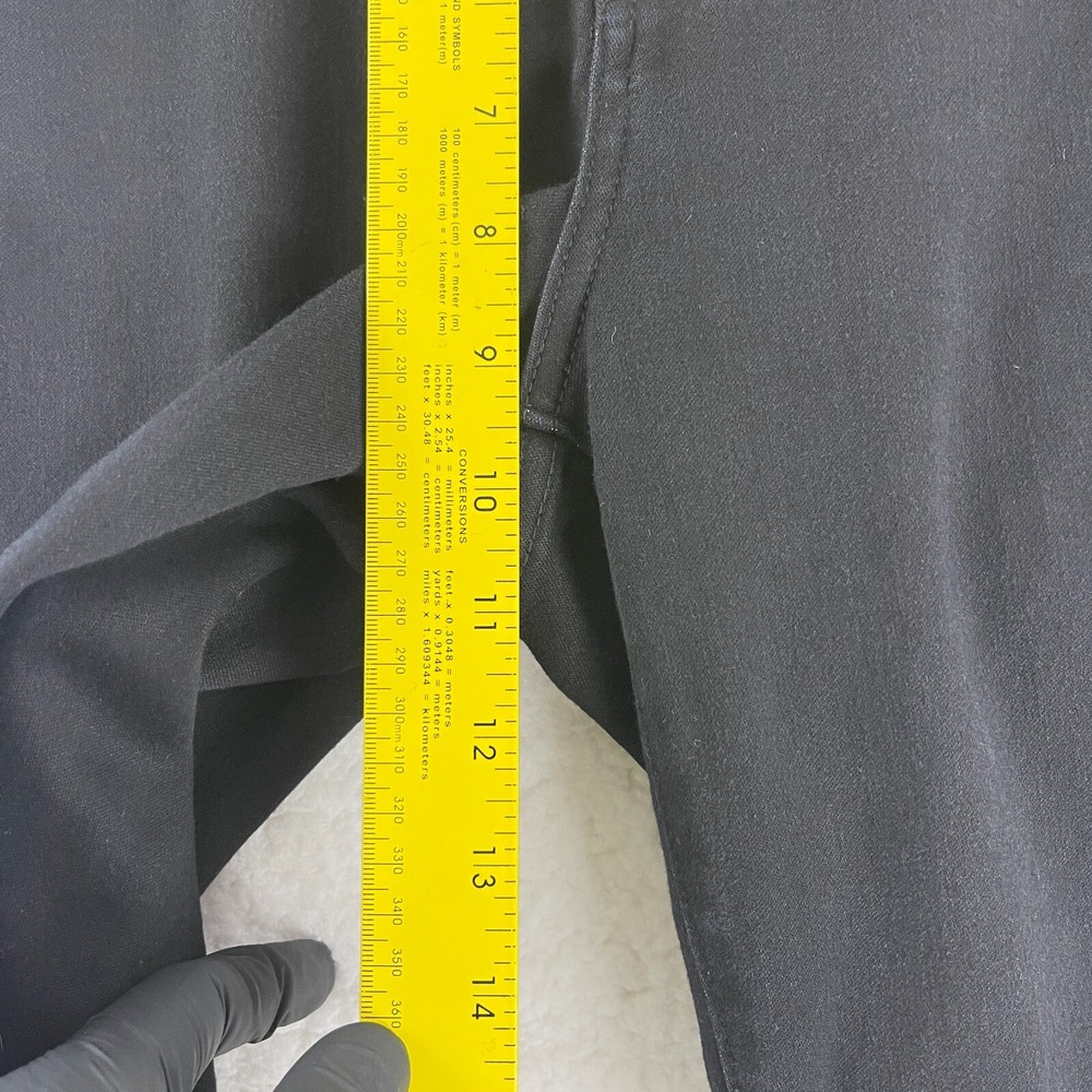 NYDJ Jeans Womens Size 4 Black Denim Straight Legging Stretch Mid-Rise Casual‎ - Picture 10 of 16